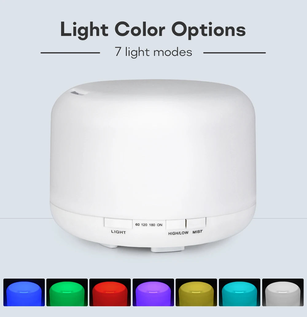 AeroMist™ LED Aromatherapy Diffuser - 1L